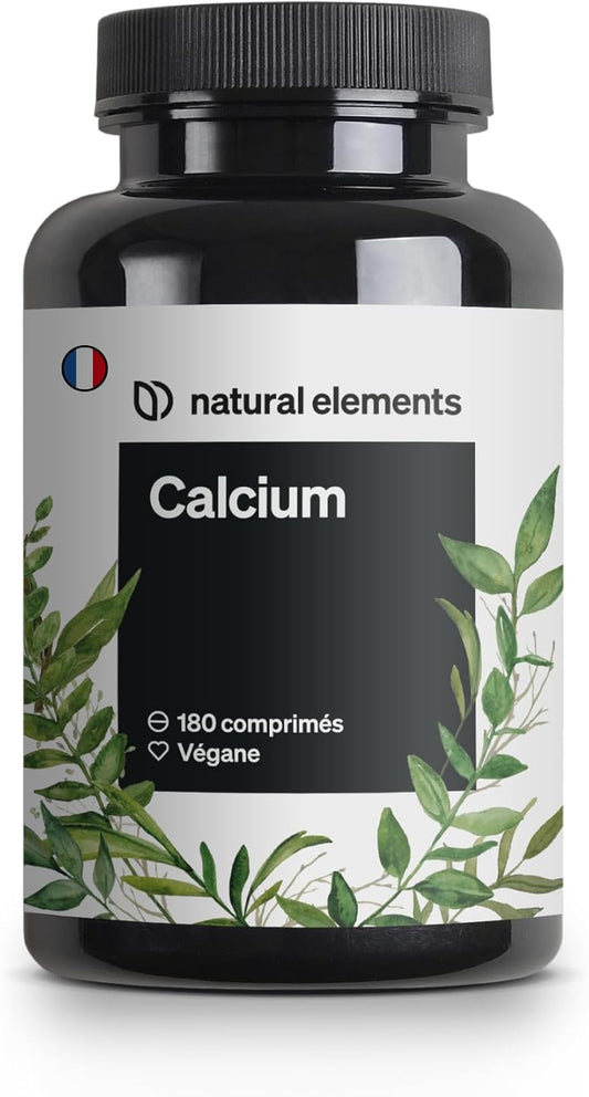 Vegan Calcium Tablets - High Dose 800mg Daily - 180 Tablets - No Unwanted Additives - Made in Germany & Lab Tested